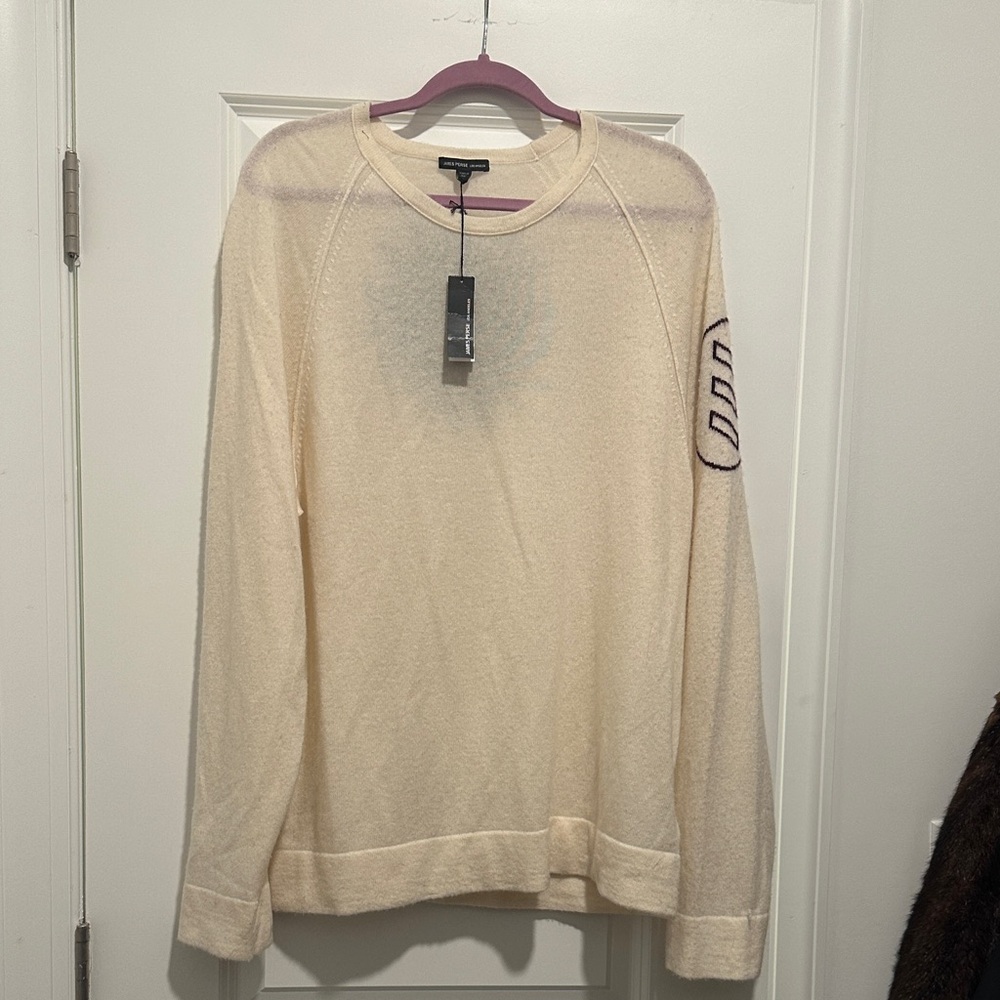 James Perse Beige Knit Top